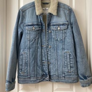 Hollister lined Jean Jacket